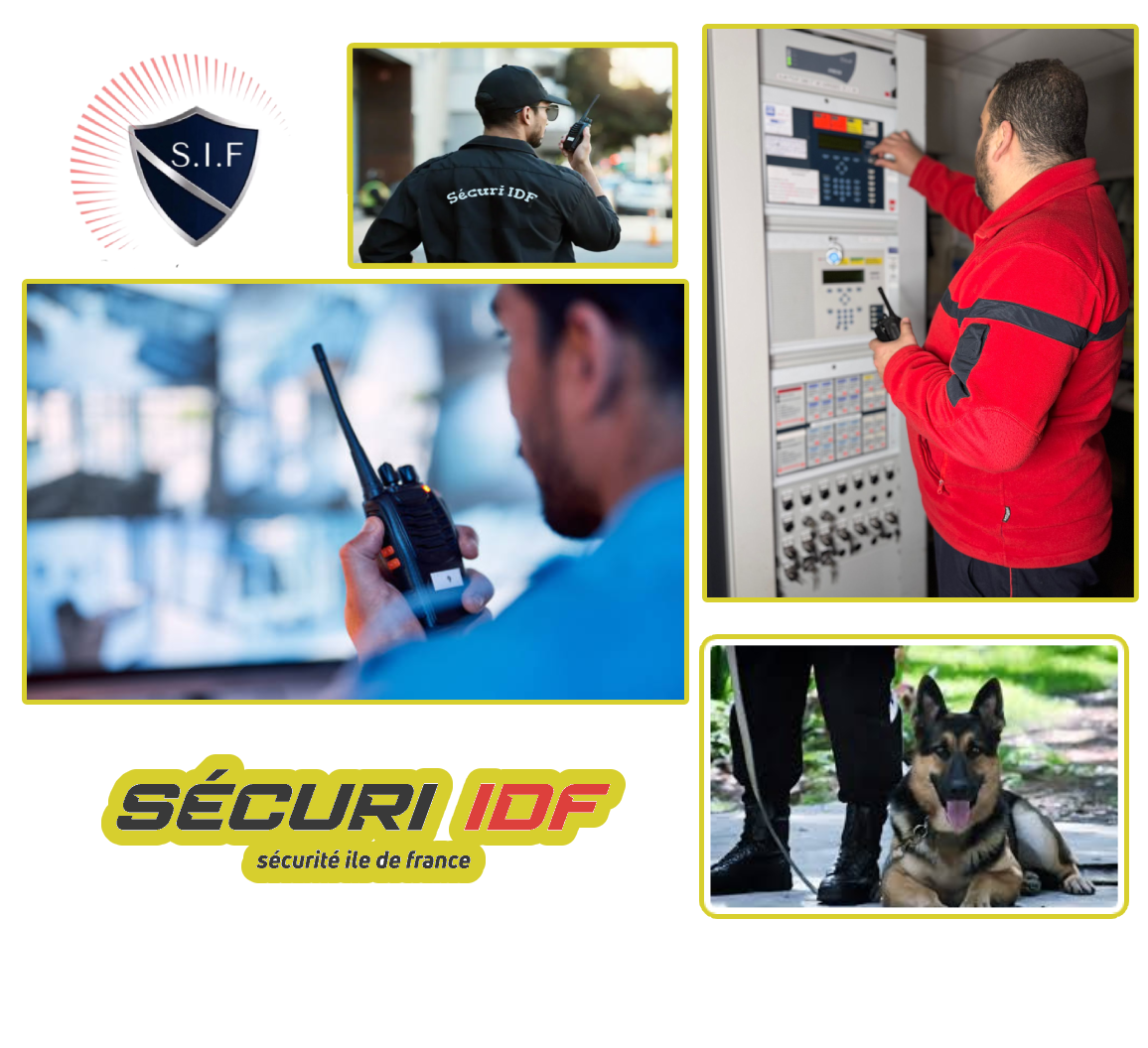 Équipe Sécuri Île-de-France en intervention